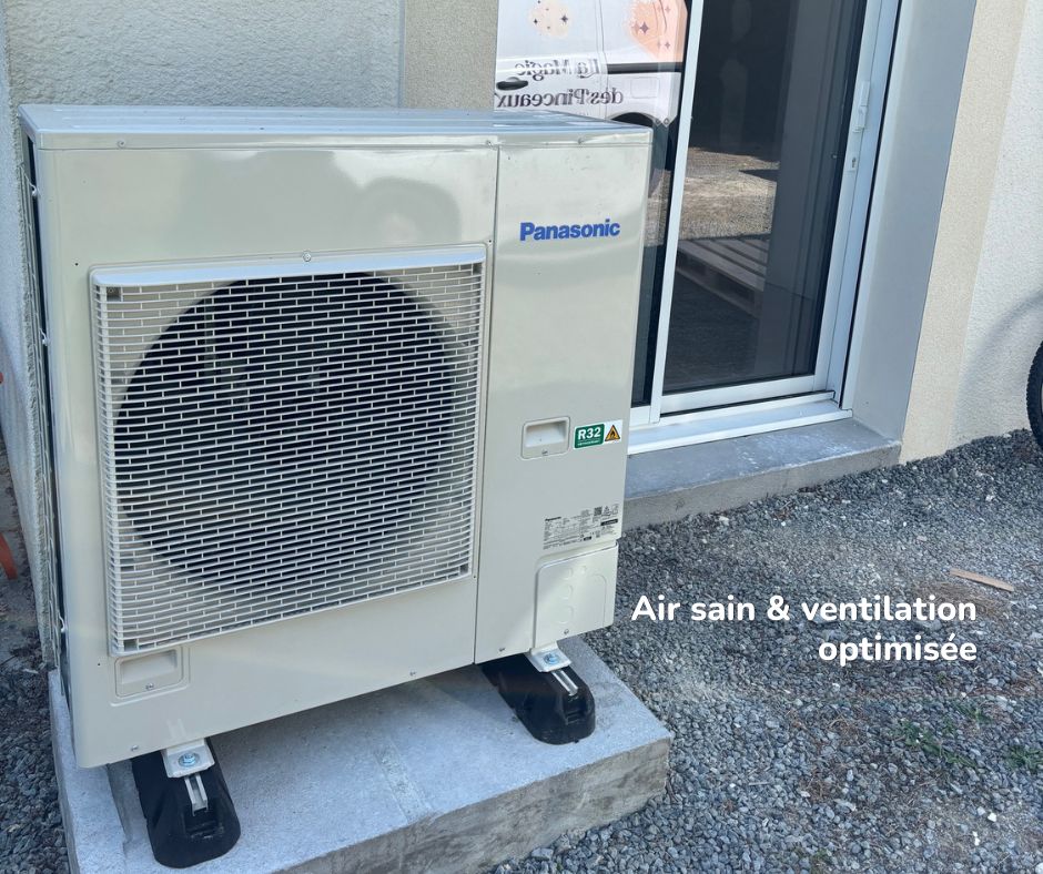 pompe à chaleur air/air installée pour cette rénovation énergétique