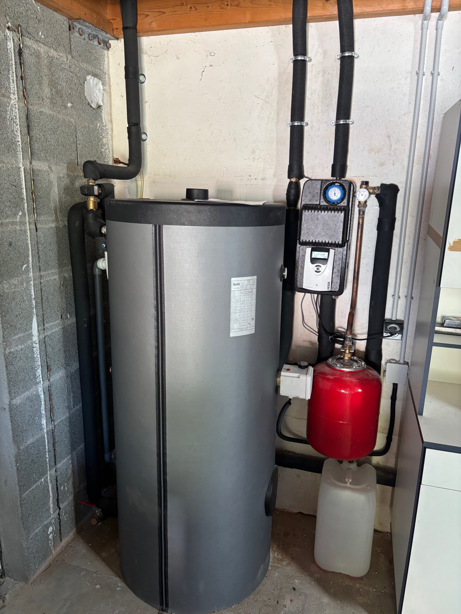 Installation d'un chauffe-eau solaire